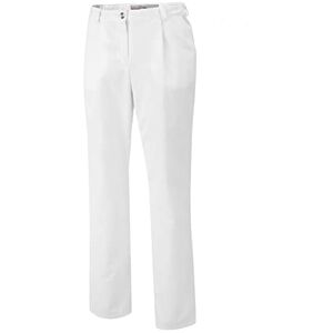 BP 1647-400-21/22l, Women's trousers, with pleats and pockets 215,00 g/m², fabric blend, Color white, Size 22l BP 1647-400-21/22l, Women's trousers, with pleats and pockets 215,00 g/m², fabric blend, Color white, Size 22l