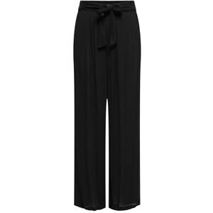 ONLY Women's Onlpakja Life AOP Belt Pants WVN Loose Cut Trousers with Belt in the Waist, Black, M ONLY Women's Onlpakja Life AOP Belt Pants WVN Loose Cut Trousers with Belt in the Waist, Black, M