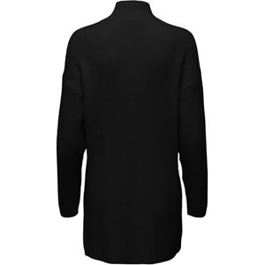 ONLY Women's Onlkatia LS Long Slit Highneck KNT Knitted Jumper, Black, S ONLY Women's Onlkatia LS Long Slit Highneck KNT Knitted Jumper, Black, S