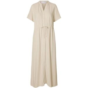 SELECTED FEMME Female Blouse Dress Short Sleeve, Sandshell, 10 SELECTED FEMME Female Blouse Dress Short Sleeve, Sandshell, 10