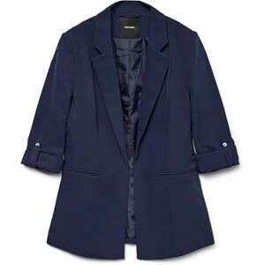 VERO MODA Women's Vmgloria 3/4 Slim Blazer Noos, Blazer Navy, 8 VERO MODA Women's Vmgloria 3/4 Slim Blazer Noos, Blazer Navy, 8