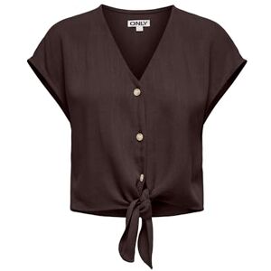 ONLY Women's Onlsiesta Ss Knot Lin Bl Shirt PNT Noos Onlsiesta Ss Knot Lin Bl Shirt PNT Noos (Pack of 1), Black Coffee, XL ONLY Women's Onlsiesta Ss Knot Lin Bl Shirt PNT Noos Onlsiesta Ss Knot Lin Bl Shirt PNT Noos (Pack of 1), Black Coffee, XL