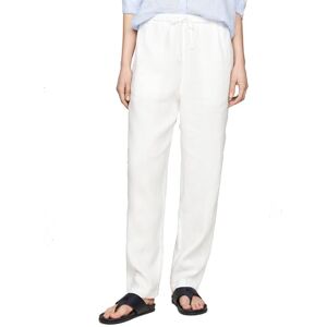 Tommy Hilfiger Women's Casual Linen Taper Pull ON Pant Th Optic White 32 Tommy Hilfiger Women's Casual Linen Taper Pull ON Pant Th Optic White 32