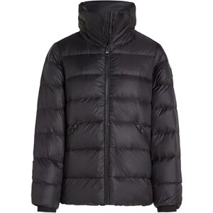 Tommy Hilfiger Women's Short Funnel Neck Down Puffer Jacket, Black (Black), L Tommy Hilfiger Women's Short Funnel Neck Down Puffer Jacket, Black (Black), L
