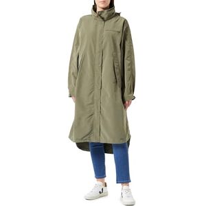 Replay women's parka with button placket, Light Military 408 (Green), XS Replay women's parka with button placket, Light Military 408 (Green), XS