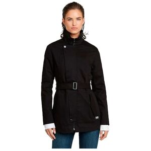 G-STAR Women's Short Trench Coat , Black (dk black D25991-D715-6484), S G-STAR Women's Short Trench Coat , Black (dk black D25991-D715-6484), S