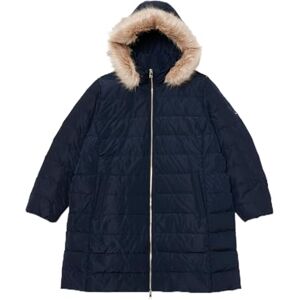 Tommy Hilfiger Women's Tyra Heritage Down Coat with Faux Fur, Blue (Desert Sky), 18 Tommy Hilfiger Women's Tyra Heritage Down Coat with Faux Fur, Blue (Desert Sky), 18