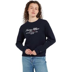 Tommy Hilfiger Women’s Round Neck Sweatshirt, Blue (Desert Sky), XL Tommy Hilfiger Women’s Round Neck Sweatshirt, Blue (Desert Sky), XL