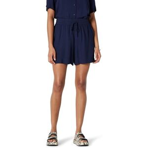 Amazon Essentials Women's High-Rise Relaxed-Fit Fluid Twill Pull-On Shorts (Shirt Sold Separately), Navy, XXL Amazon Essentials Women's High-Rise Relaxed-Fit Fluid Twill Pull-On Shorts (Shirt Sold Separately), Navy, XXL