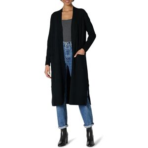 Amazon Essentials Women's Regular-Fit Lightweight Duster Length Longline Cardigan, Black, L Amazon Essentials Women's Regular-Fit Lightweight Duster Length Longline Cardigan, Black, L