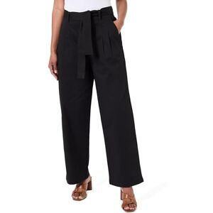 Calvin Klein Jeans Women's Cotton Twill Belted Trouser LV044D639G Casual Pants, Black (Black), S Calvin Klein Jeans Women's Cotton Twill Belted Trouser LV044D639G Casual Pants, Black (Black), S