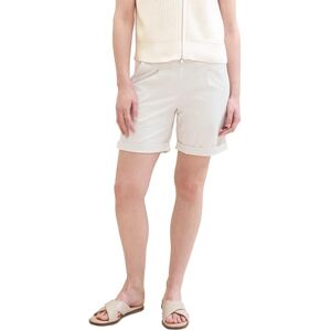 TOM TAILOR Women's Chino Bermuda Shorts, 35729 Delicate Beige White Stripe, 6 TOM TAILOR Women's Chino Bermuda Shorts, 35729 Delicate Beige White Stripe, 6