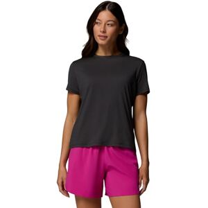 Columbia Women's Parsons Point Back Graphic Tee, Short Sleeve T-Shirt, Black Heather/Floral Fun, Small Columbia Women's Parsons Point Back Graphic Tee, Short Sleeve T-Shirt, Black Heather/Floral Fun, Small