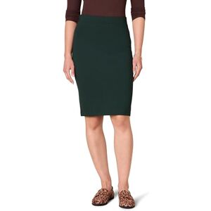 Amazon Essentials Women's Ponte Pull-on Above-The-Knee Fitted Pencil Skirt, Dark Green, XS Amazon Essentials Women's Ponte Pull-on Above-The-Knee Fitted Pencil Skirt, Dark Green, XS