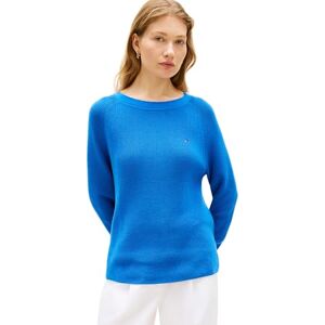 Tommy Hilfiger Women's Co Cardi Fine Gg Ls Boat-Nk SWT Ww0Ww44975, Blue, L Tommy Hilfiger Women's Co Cardi Fine Gg Ls Boat-Nk SWT Ww0Ww44975, Blue, L