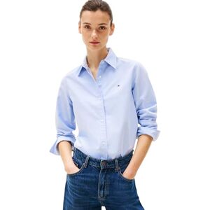 Tommy Hilfiger Women’s Relaxed Fit Oxford Shirt, Blue (Mid Blue), 8 Tommy Hilfiger Women’s Relaxed Fit Oxford Shirt, Blue (Mid Blue), 8