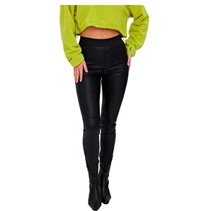 VERO MODA Women's VMSTORM HR PL Cut Legging NOOS Leggings, Black, XL/30 VERO MODA Women's VMSTORM HR PL Cut Legging NOOS Leggings, Black, XL/30