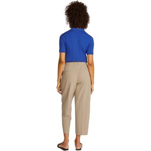 Tommy Hilfiger Women’s Stretch Tapered Ankle Grazer Trousers, Beige (Beige), 14 Tommy Hilfiger Women’s Stretch Tapered Ankle Grazer Trousers, Beige (Beige), 14