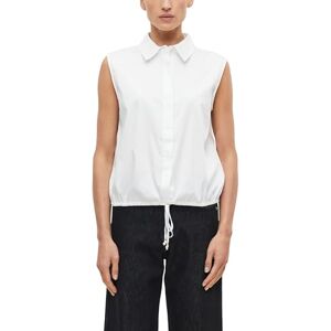 s.Oliver Women's 2179017 Blouse with Drawstring (Pack of 1), White, 12 s.Oliver Women's 2179017 Blouse with Drawstring (Pack of 1), White, 12
