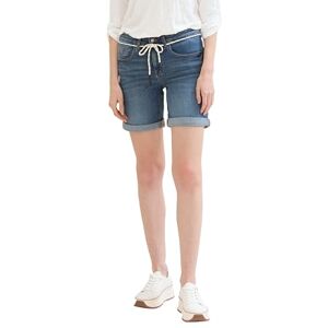 TOM TAILOR Women's Bermuda Shorts, 10281 Mid Stone Wash Denim, 25 TOM TAILOR Women's Bermuda Shorts, 10281 Mid Stone Wash Denim, 25