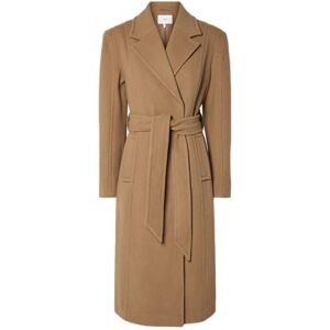 YAS Y.A.S kali Wool Blend Coat S. Noos, Tobacco Brown, 10 YAS Y.A.S kali Wool Blend Coat S. Noos, Tobacco Brown, 10
