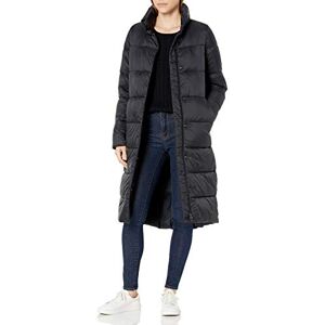 Amazon Essentials Women's Lightweight Full-Zip Water-Resistant Long Cocoon Puffer Winter Coat, Black, L Amazon Essentials Women's Lightweight Full-Zip Water-Resistant Long Cocoon Puffer Winter Coat, Black, L