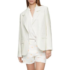 QS Linen Mix Blazer, Cream 0200, 14 QS Linen Mix Blazer, Cream 0200, 14