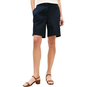 Tommy Hilfiger Women's Co GMD Blend Chino Short WW0WW49648, Blue, 36 Tommy Hilfiger Women's Co GMD Blend Chino Short WW0WW49648, Blue, 36