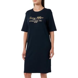 Tommy Hilfiger Women’s Short Sleeve Graphic T-Shirt Dress, Blue (Desert Sky), XS Tommy Hilfiger Women’s Short Sleeve Graphic T-Shirt Dress, Blue (Desert Sky), XS