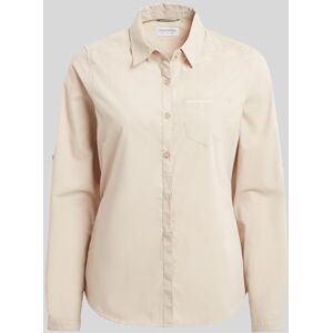 Craghoppers Womens/Ladies Kiwi II Long-Sleeved Shirt (22 UK) (Desert Sand) Craghoppers Womens/Ladies Kiwi II Long-Sleeved Shirt (22 UK) (Desert Sand)