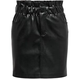 ONLY Women's Onlmaiya-Miri Faux Leather Skrt PNT Noos Skirt, Black, S ONLY Women's Onlmaiya-Miri Faux Leather Skrt PNT Noos Skirt, Black, S