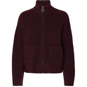 SELECTED FEMME Female Wool Blend Cardigan, FIG, M SELECTED FEMME Female Wool Blend Cardigan, FIG, M