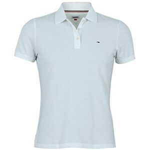 Tommy Hilfiger Tommy Jeans Women's Tjw Slim Polo T Shirt, White, M UK Tommy Hilfiger Tommy Jeans Women's Tjw Slim Polo T Shirt, White, M UK