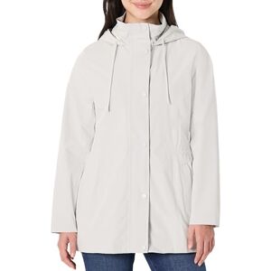 Amazon Essentials Women's Relaxed-Fit Lightweight Waterproof Long Hooded Rain Jacket, Off-white, XXL Amazon Essentials Women's Relaxed-Fit Lightweight Waterproof Long Hooded Rain Jacket, Off-white, XXL