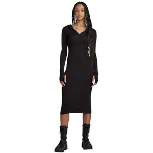 G-STAR Women's Hooded Slim Knitted Dress, Black (dk black D23929-B692-6484), XS G-STAR Women's Hooded Slim Knitted Dress, Black (dk black D23929-B692-6484), XS