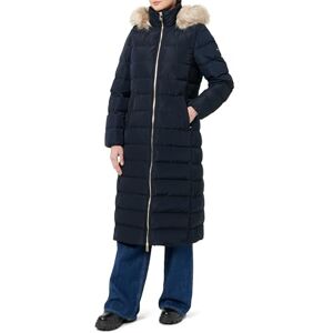 Tommy Hilfiger Women's Heritage Tyra Maxi Down Coat with Fur Trimmed Hood, Blue (Desert Sky), XL Tommy Hilfiger Women's Heritage Tyra Maxi Down Coat with Fur Trimmed Hood, Blue (Desert Sky), XL