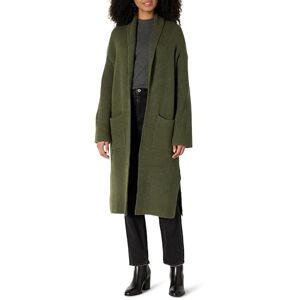 Amazon Essentials Women's Oversized-Fit Long Cardigan with Pockets Cotton Blend Textured Knit, Dark Olive, XS Amazon Essentials Women's Oversized-Fit Long Cardigan with Pockets Cotton Blend Textured Knit, Dark Olive, XS