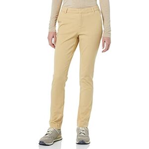 Amazon Essentials Women's Bi-Stretch Full Length Straight Leg Trouser, Tan, 16 Amazon Essentials Women's Bi-Stretch Full Length Straight Leg Trouser, Tan, 16