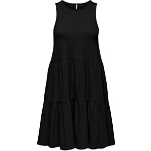 ONLY Female Dress Sleeveless Plain, Black, S ONLY Female Dress Sleeveless Plain, Black, S