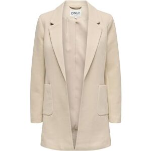 ONLY Women's Onlbaker-Linea L/S Coatigan CC PNT Coat, Irish Cream/Detail: White Melange, S ONLY Women's Onlbaker-Linea L/S Coatigan CC PNT Coat, Irish Cream/Detail: White Melange, S