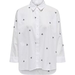 ONLY Womens Onlnew Lina Grace Emb Shirt Noos WVN Blouse, Bright White 3, M UK ONLY Womens Onlnew Lina Grace Emb Shirt Noos WVN Blouse, Bright White 3, M UK