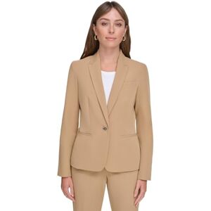 Tommy Hilfiger Women's One Button Blazer Business Jacket with Flattering Fit and Single-Button, Tigers Eye, 12 Tommy Hilfiger Women's One Button Blazer Business Jacket with Flattering Fit and Single-Button, Tigers Eye, 12