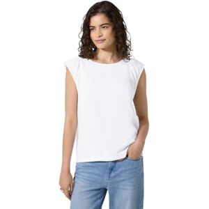 Street One Studio Dropped Shoulder Blouse Shirt with Crew Neck White 40 Street One Studio Dropped Shoulder Blouse Shirt with Crew Neck White 40