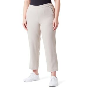 Kaffe Curve Women's Plus-Size Women's Trousers Cropped Length Elasticated Waist Pockets KCsakira Cropped Pants, Feather Gray, Kaffe Curve Women's Plus-Size Women's Trousers Cropped Length Elasticated Waist Pockets KCsakira Cropped Pants, Feather Gray,