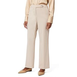 Calvin Klein Women's Straight Leg Lux Business Pant (Standard & Petite) Casual, Khaki, 8 Calvin Klein Women's Straight Leg Lux Business Pant (Standard & Petite) Casual, Khaki, 8