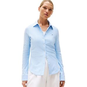 Tommy Hilfiger Women’s 1985 Slim Shirt with Pointed Collar, Multicolor (Ithaca STP/Vessel Blue), 3XL Tommy Hilfiger Women’s 1985 Slim Shirt with Pointed Collar, Multicolor (Ithaca STP/Vessel Blue), 3XL