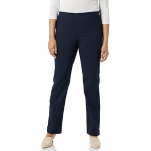 Briggs New York Women's Super Stretch Millennium Welt Pocket Pull on Career Pant, Navy, 14 Briggs New York Women's Super Stretch Millennium Welt Pocket Pull on Career Pant, Navy, 14