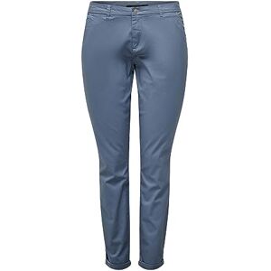 ONLY Women's Onlparis Reg Chino PNT Noos Trousers, Blue Mirage, 34W x 32L ONLY Women's Onlparis Reg Chino PNT Noos Trousers, Blue Mirage, 34W x 32L