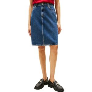 Tommy Hilfiger Women’s Straight Knee Length Dee Denim Skirt, Blue (Dee), 12 Tommy Hilfiger Women’s Straight Knee Length Dee Denim Skirt, Blue (Dee), 12