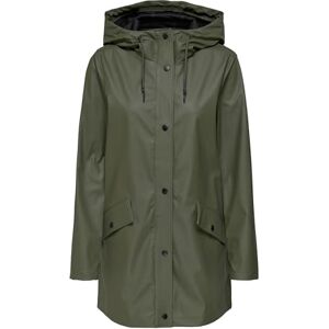 ONLY Women's ONLELISA Raincoat OTW Rain Jacket, Kalamata, L ONLY Women's ONLELISA Raincoat OTW Rain Jacket, Kalamata, L